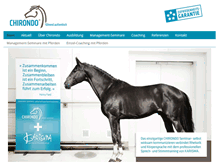 Tablet Screenshot of chirondo.de